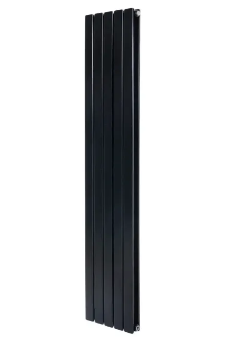 Дизайнерский вертикальный радиатор отопления ARTTIDESIGN Livorno II 5/1200/340/50 черный матовый